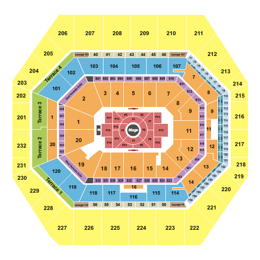 Gainbridge Fieldhouse Nate Bargatze Seating Chart